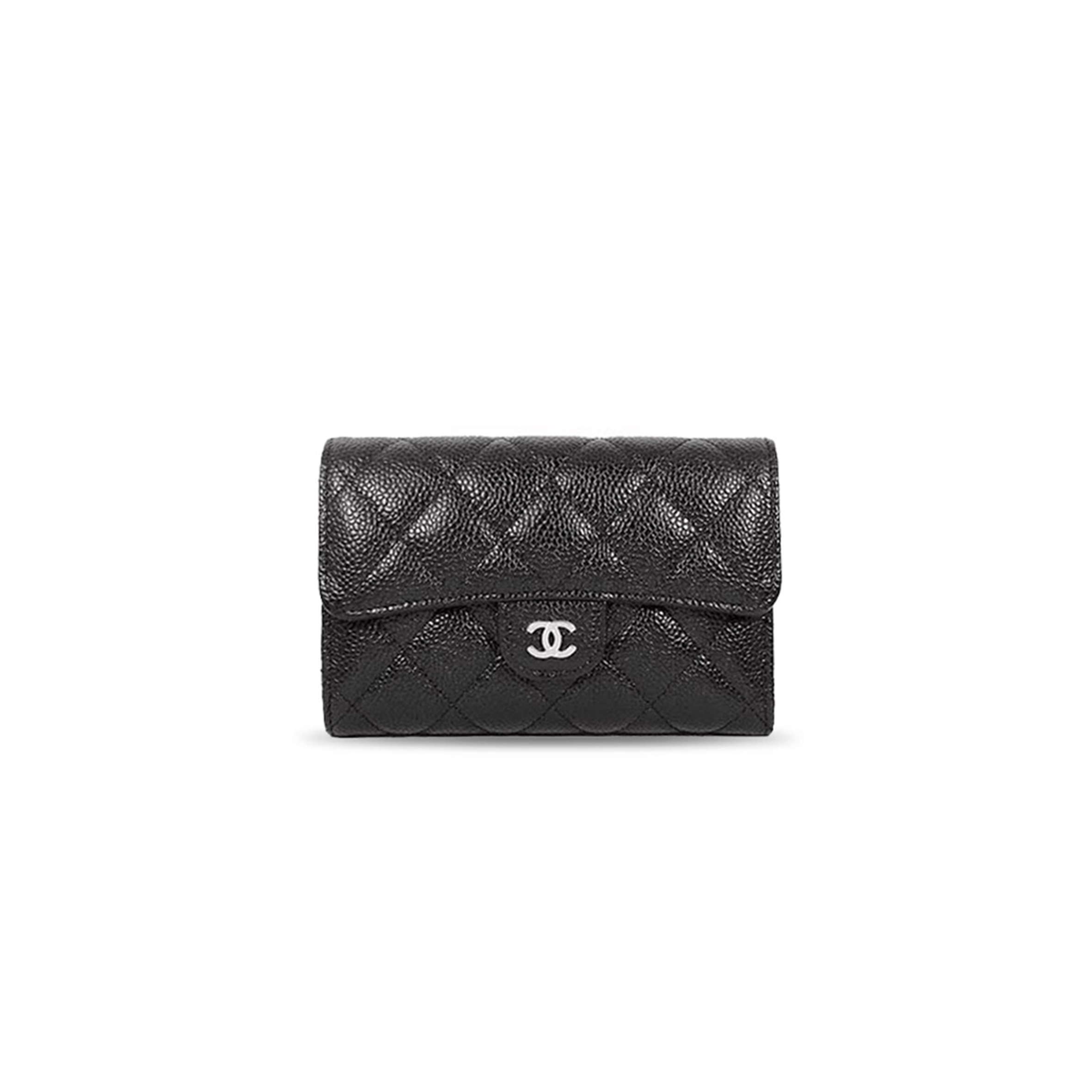 CHANEL CLASSIC TRI FOLD WALLET LEATHER A84341 (15*10*2.5cm)